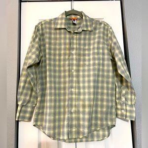 Gap boys youth plaid XL long sleeve button down shirt